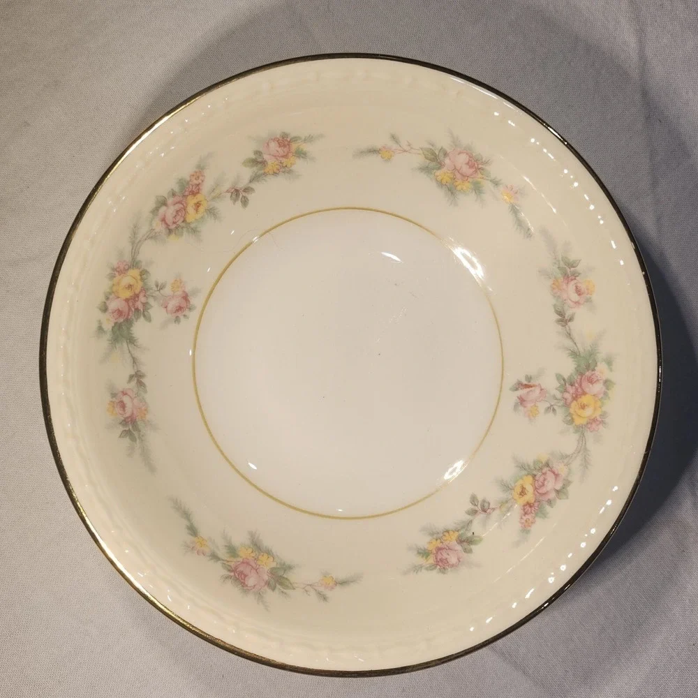 (One) Homer Laughlin Georgian Eggshell H51N5- Dessert, Fruit, Berry Bowl 5 3/8